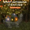 Solar Garden Outdoor Sculpture Turtle Light - Lawn Decoration Home Gift Courtyard Balcony Terrace Decoration Landscape Lamps