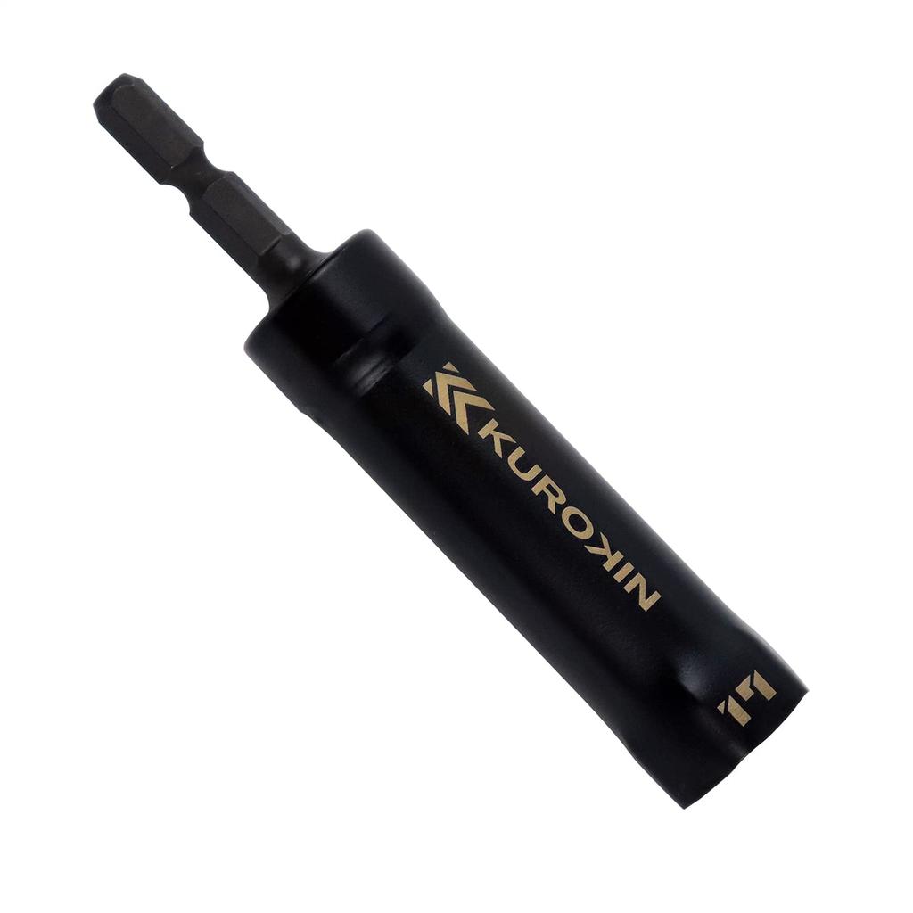 Fujiya Swivel Raceway Socket, 17mm, Hexagonal, Black Gold, 506-17K-BG