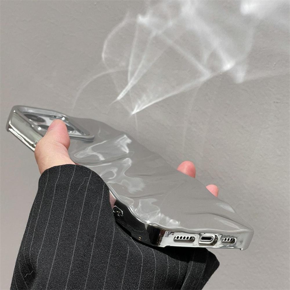 For iPhone 12/12 Pro Case Wave Texture TPU Shockproof Phone Cover