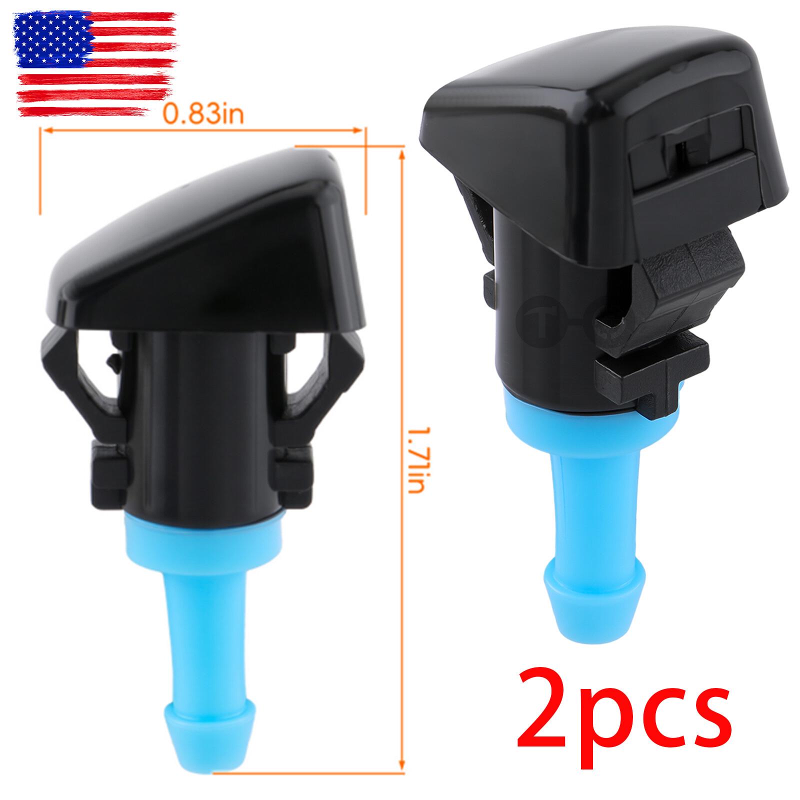 1Pair Windshield Washer Nozzle For 2011-14 Dodge Chrysler 200 Avenger Challenger