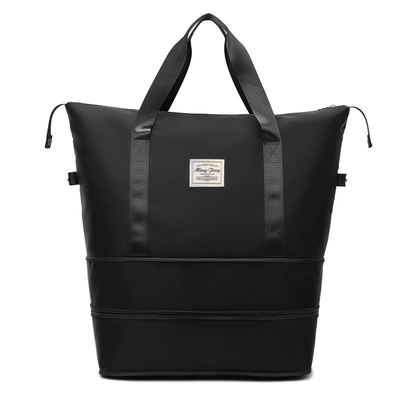 Large-Capacity Dual-Expansion Handheld Sports Gym Bag Student Duffel with Wet/Dry Separation Lightweight Travel Organize Bag