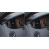 Real Carbon Fiber Car Accessories Dashboard Air Vent Decorative Trim Cover Soft Sticker For Jaguar X-TYPE X400 2001-2009