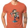 Gaston Lagaffe Fumetti Magliette in Cotone I Gemelli del Giocatore Personalizza Uomo Magliette da Uomo Maglietta Divertente Maglietta Abbigliamento Oversize