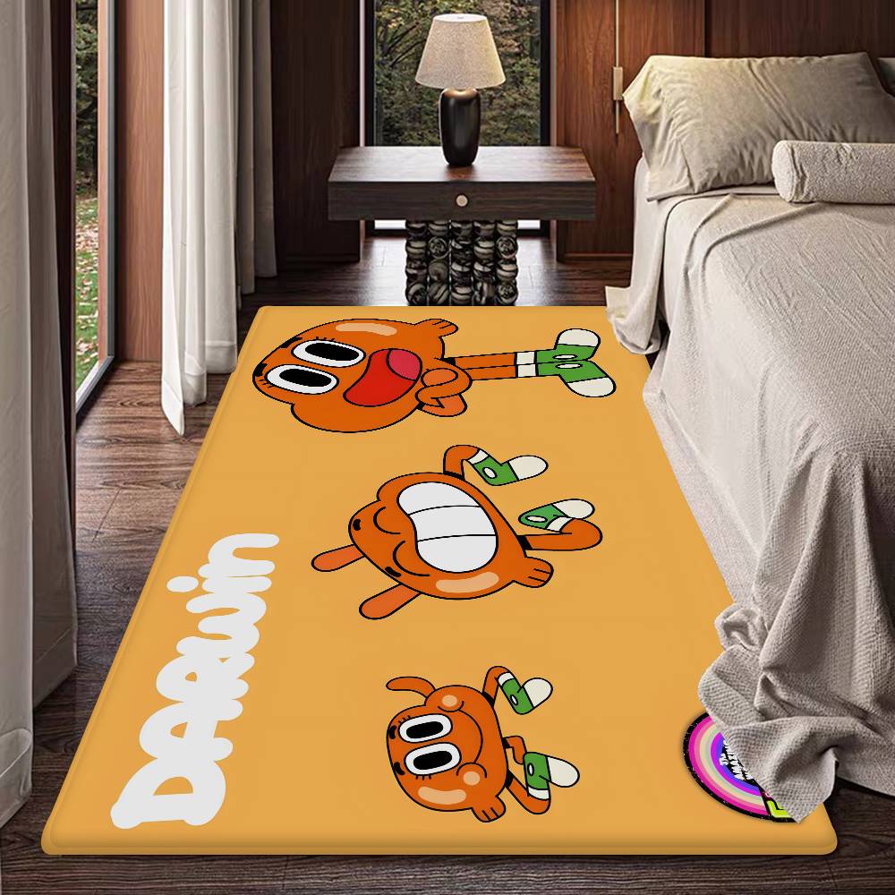 The Amazing Funny W-world Of Gumball Floor Mat Cheaper Anti-slip Modern Living Room Balcony Printed Bedside Mats