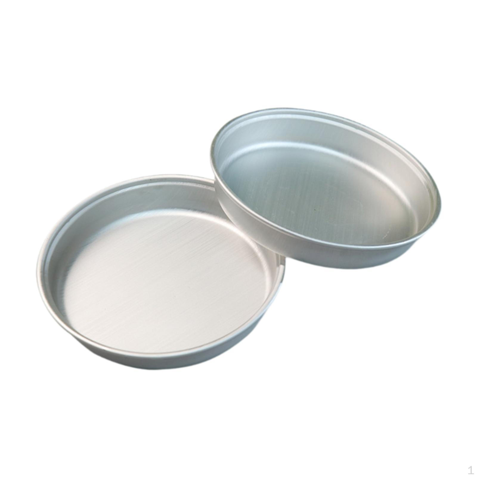2x Outdoor Camping Plates Dinnerware Food Container Versatile Cookware Fruit for Beach