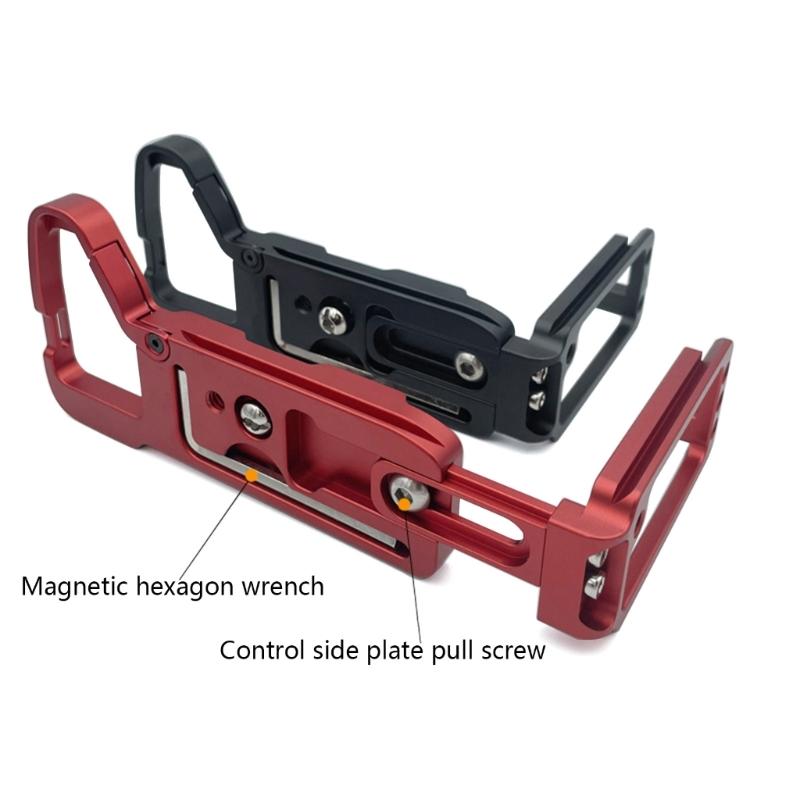 L-Shaped Metal Plate Bracket-Camera L Plate Quick Release Hand Grip for A7r4 A7m4 A7S3 A1 Camera