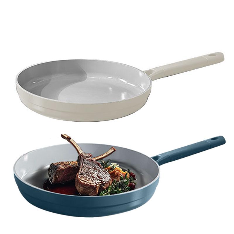 28cm Nonstick Ceramic Frying Pan Skillet Healthy Non Toxic Egg Omelet Chef's Pan Steak Skillet Kitchen Cookware Skillet