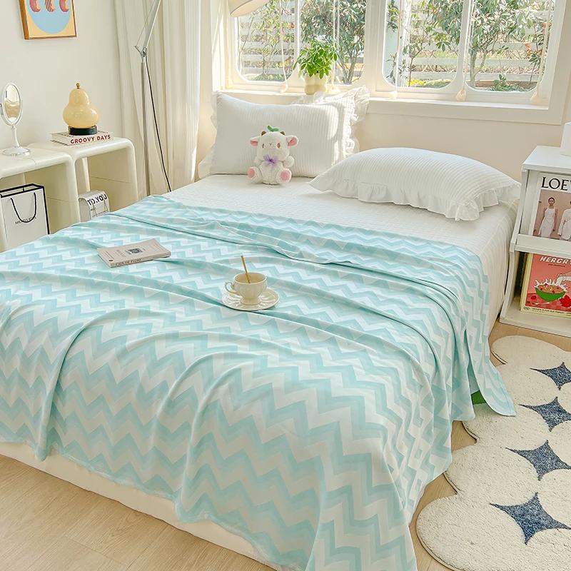 New Grade A 100% Bamboo Cooling Blanket Skin-friendly Breathable Summer Duvet Pure Natural Plant Coolness Air Conditioning Quilt