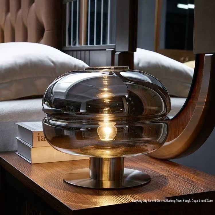 Modern Luxury Glass Table Lamp for Bedroom & Living Room