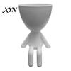 Indoor Plant Pot Ornament 3D Printed Sitting Human Figure Succulents Planter, 2-in-1 Desktop & Decor Ornament, Matte Finish Office Desk Planter