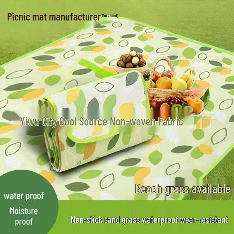 Thick Waterproof Outdoor Picnic Mat - Ideal for Spring Outings, Beach Trips, and Camping