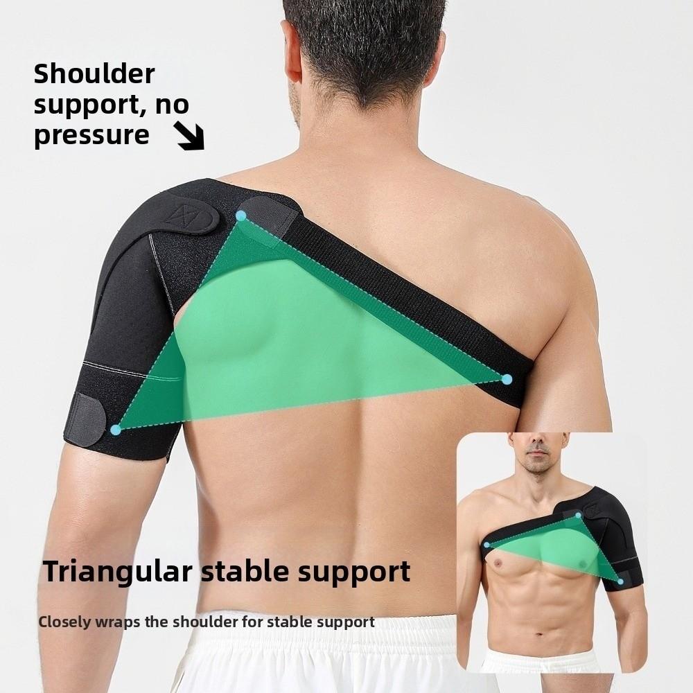Compression Sports Shoulder Protective Adjustable Shoulder Brace Arm Straps  Badminton