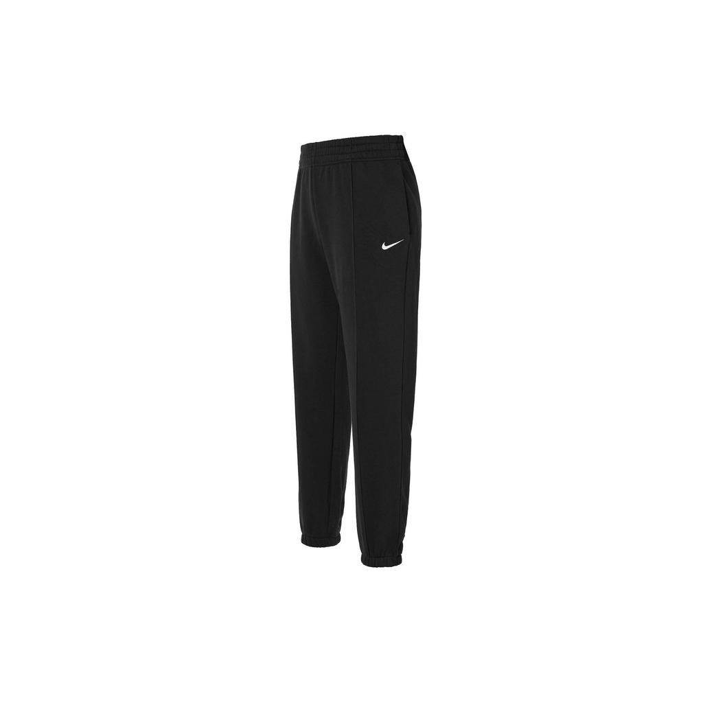 Nike Sportsklær Essential fleece joggere med brodert logo dameunderdel Svart BV4090-010