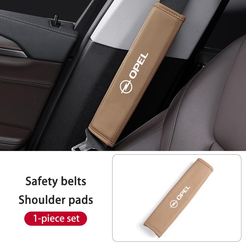 For Opel Car Seat Belt Cover Decor Shoulder Protection Safety Seatbelt Insignia Corsa Zafira Mokka Grandland Antara Ampera HT7