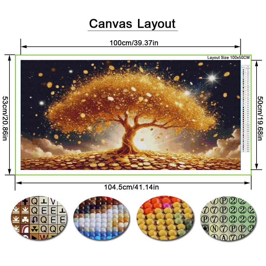Tree of Life Large Size Diamond Painting New Collection Abstract Landscape Diy Full Drill Rhinestone Embroidery Mosaic Cross Stitch Kits