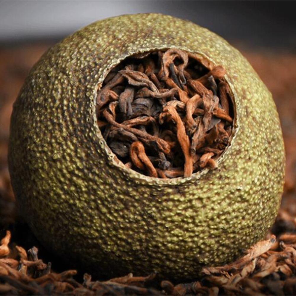 250g-500g Yunnan Ripe Chenpi Pu-erh Tea Loose Leaf Old Black Tea 500g