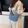 Crossbody Bag Large Capacity Denim Bag Women's Retro Shoulder Bag