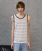 Lollingseutyudio Cotton Stripe Sleeveless Ivory/Navy