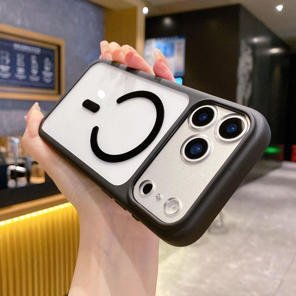 Luxury Transparent Magnetic Phone Case For iPhone 17 Pro Max 17Pro 17 Air For Magsafe Wireless Charging Camera Protection Cover