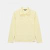 Damen Rippstrick Langarm Polo T-Shirt Anyujin