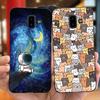 Handyhülle für Samsung Galaxy J6 Plus 2018 Niedliches Tier Cartoon Süßigkeitenfarbe Weiches Silikon TPU Hülle für Samsung J6 J 6 J6Plus