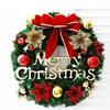 Christmas Decorations 45cm Christmas Wreath Artificial Wreath Door Hanging Window Props Background Christmas Tree Accessories