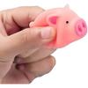 Tvoip 25Pcs/Lot New Cute 5cm/2Inch Dog Toys Pink Screaming Rubber Pig Pet Toys Squeak Squeaker Chew Gift Home Decorations