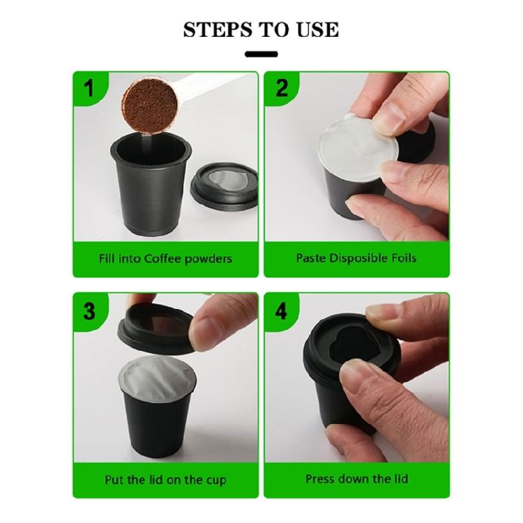 Plastic Refillable Cup Reusable Coffee Cups Refillable Coffee Brewing Tool