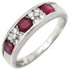 NON BRAND Ruby 0.72ct DiamondRing Ring Pt900/Ruby #12(JP Size) Array