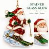 2D Christmas Ski Resort Decoration for Holiday Display and Winter Home Decor