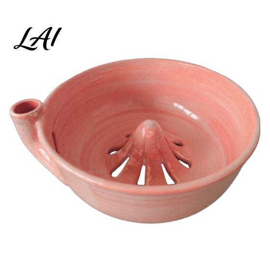 Strainer Bowl for Cherry Tomatoes Self Spinning Berry Washing Bowl 360 Degree Vortex Cleaning And Drainage Fresh Fruit Drain Spinner Ceramic