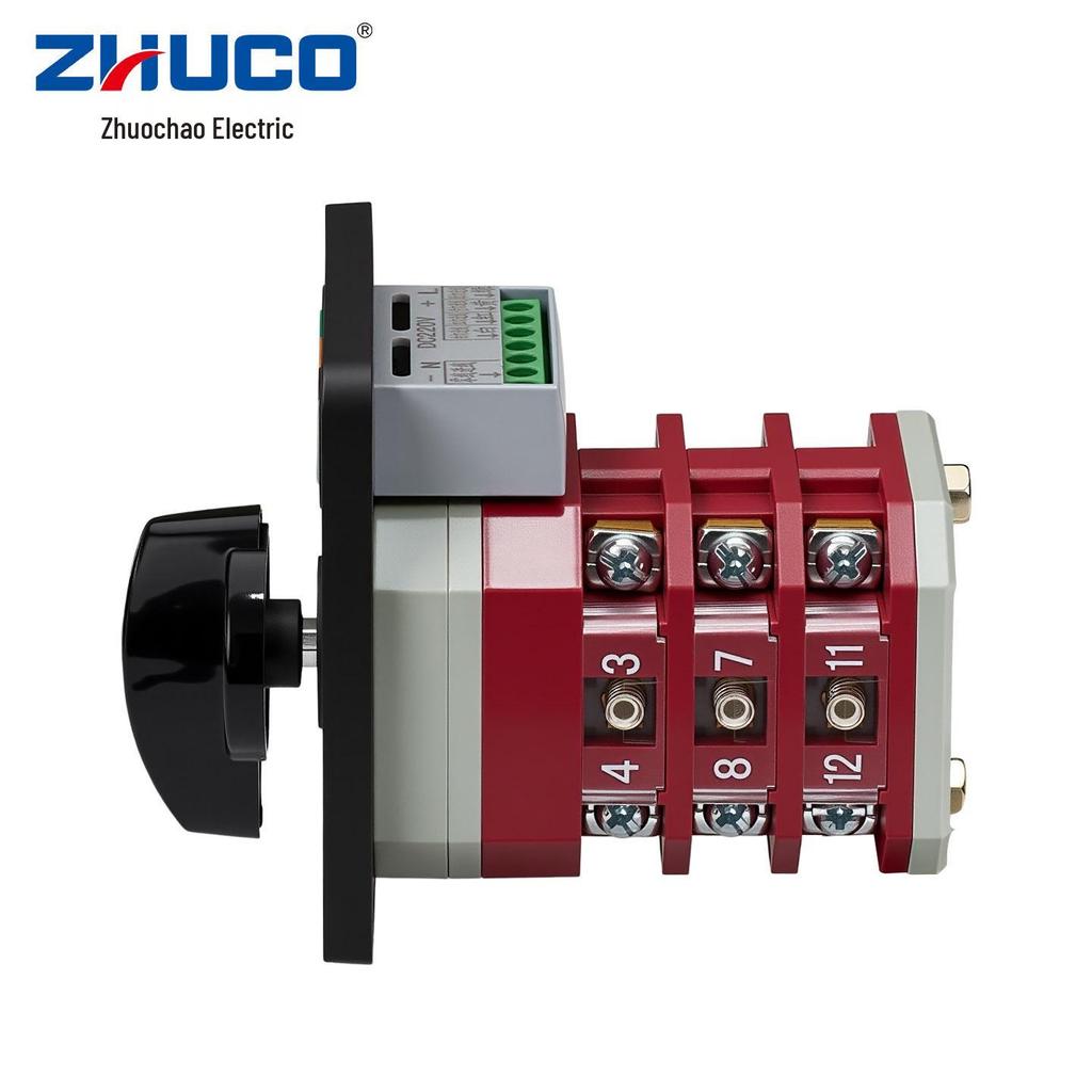 Zhuochao LW12-16/5822.3-72N4 3-Section 4-Speed Switch with Light