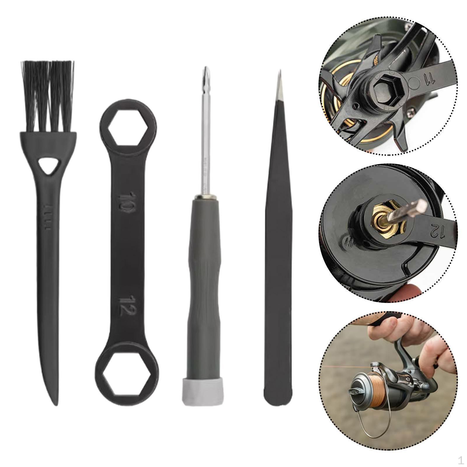 

Набор для ухода за рыболовной катушкой Экстрактор подшипников Съемник штифтов Прочный гаечный ключ из нержавеющей стали Колесо Type A