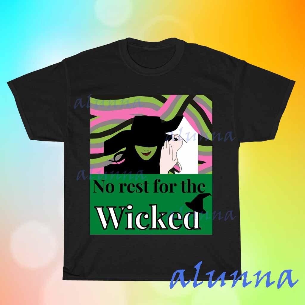 New Wicked Broadway Musical Men s Black T-shirt S