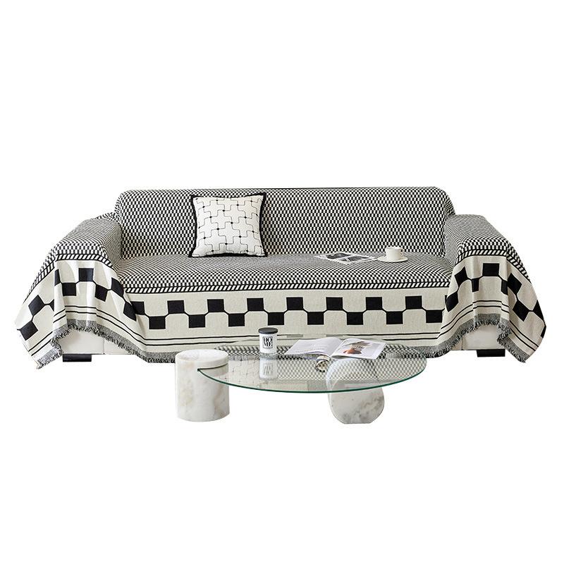 Pokrowiec na sofę Tkanina Cztery Pory Roku Uniwersalny Przystępny Cenowo Luksusowy Styl Pokrowiec na sofę Tkanina Pokrowiec z Chenille Koca