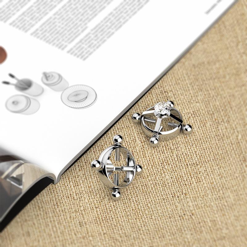 Stainless Steel Metal Nipple Clamps Milk Clips Breast Clip Sex Slaves Nipple Clamps Sex Toys Intimate Toys for Couples