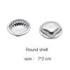 1 Pair Bath Bomb Molds Aluminium Alloy Salt Ball Mould for Soap Homemade DIY Bathing Chocolate Cake Pudding Making Tools