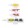 Adesivi Emblema Distintivo Logo Metallo 3D Linea GT RS Per Renault Logan Clio Megane 2 3 4 Kangoo Koleos Captur Twingo Duster