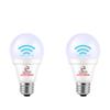 Explux LED Light Bulb, E26 Base, 60W Equivalent, Daylight White, with Motion and Light Sensor, Detects Light Even In Enclosed Fixtures, with