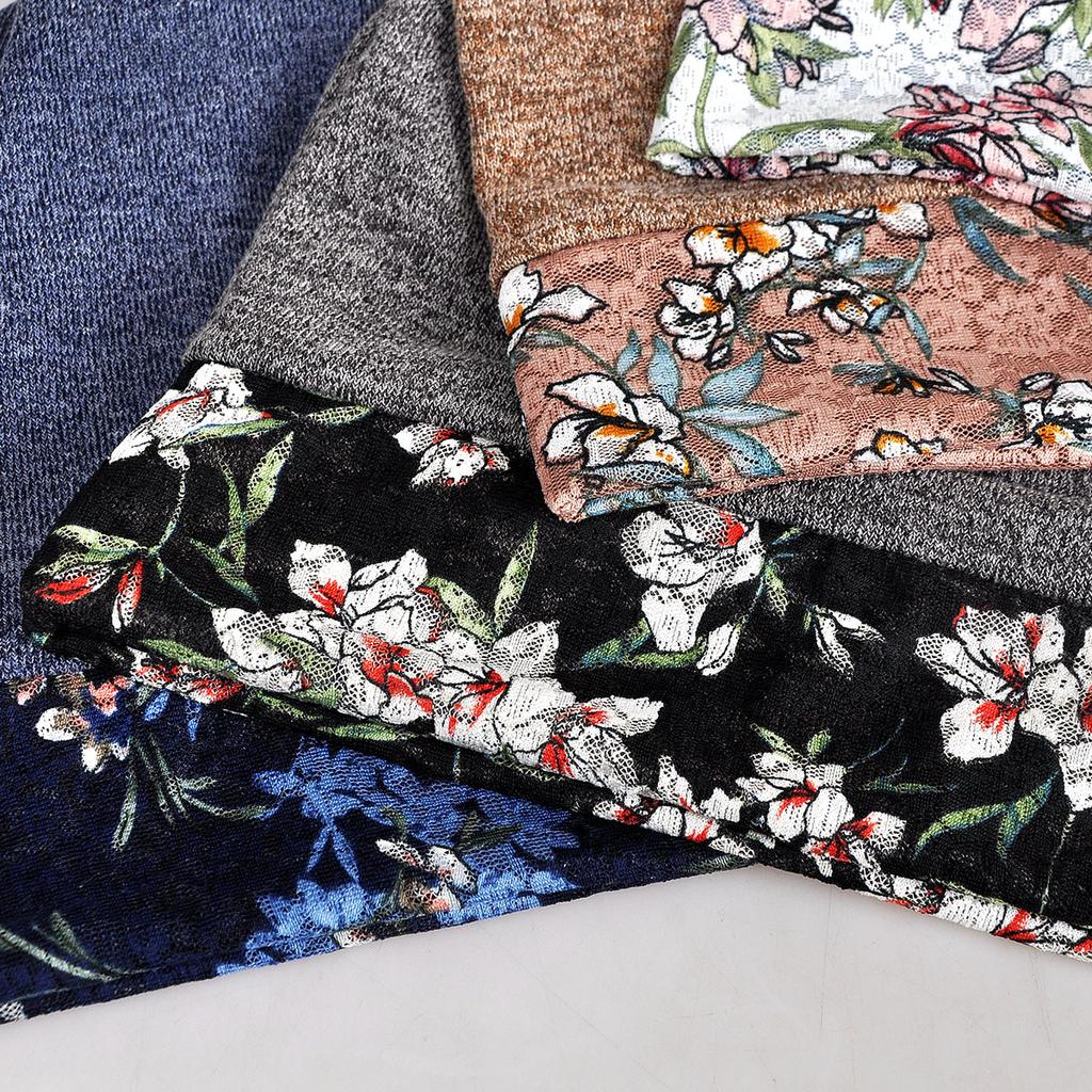 Hat Women'S Winter Original Design Lace Color Matching Fashion Versatile Anti-Warm Pullover Hat