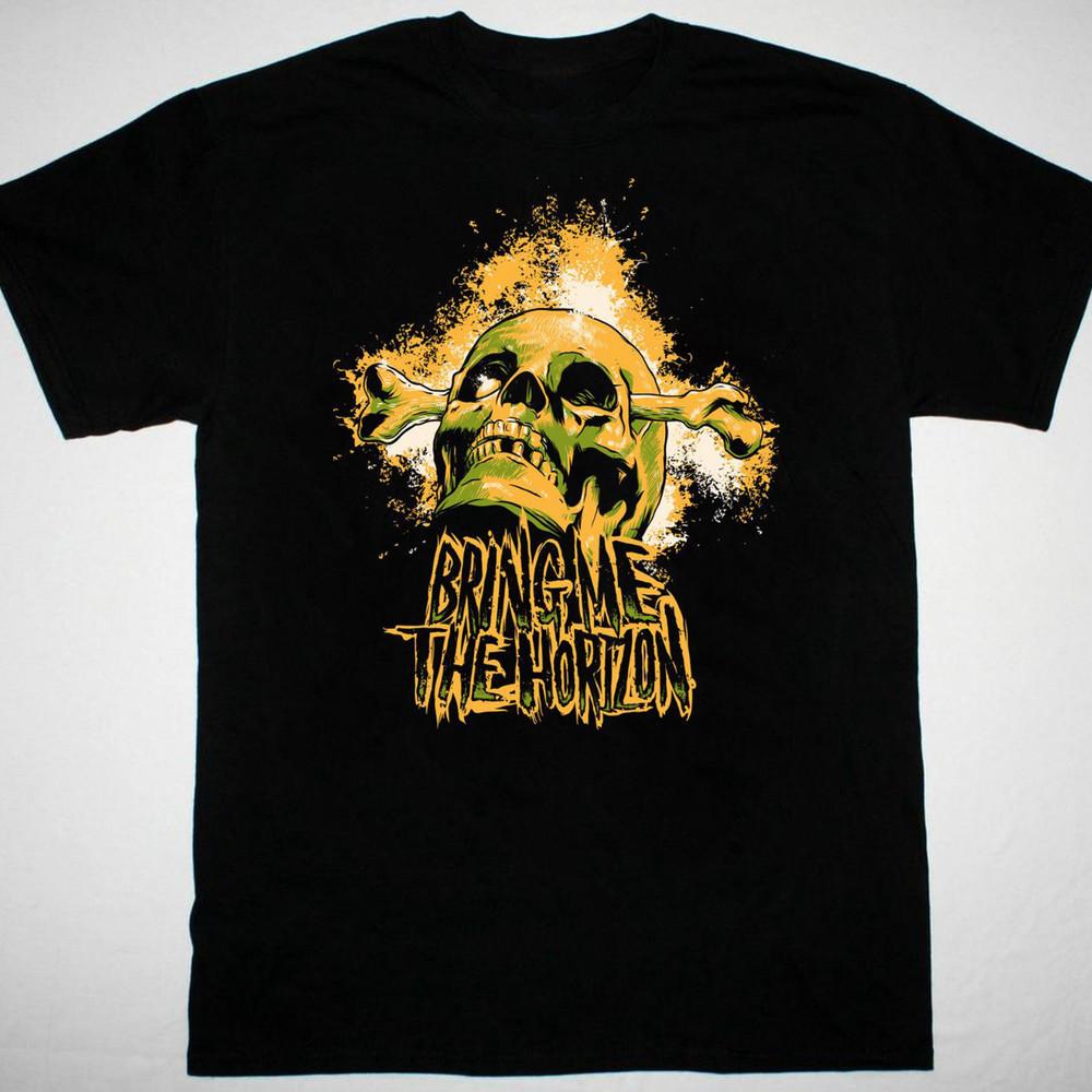 Bring Me the Horizon Band Men T-shirt Black Cotton Tee All Sizes JJ4771