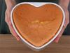 3/4/5/6/7/8/10/11 Inch Heart Shaped Cake Pan mold Solid Bottom Aluminum Alloy Chocolate Cake Pan Silver Tin Baking Mold Mould