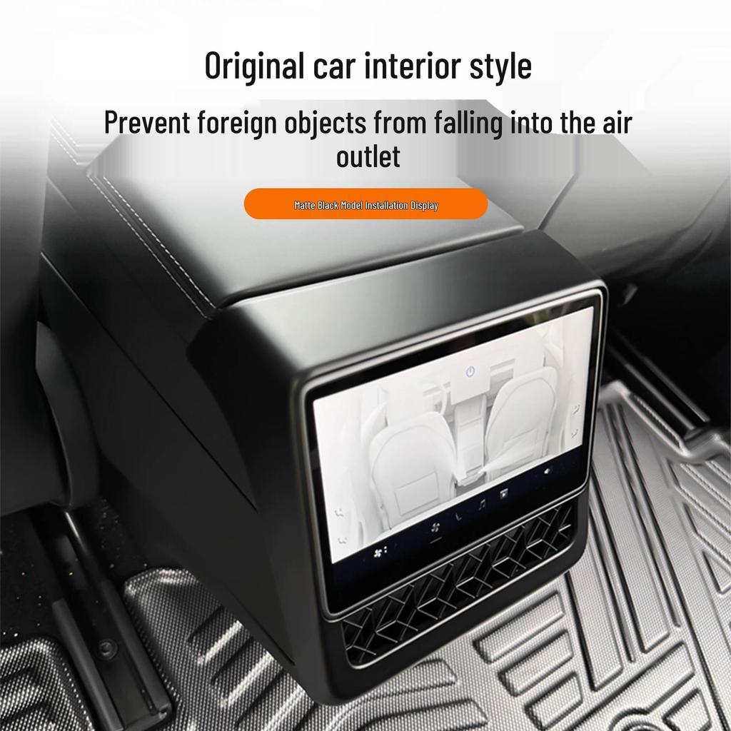 Tesla Model 3/Y Rear Air Outlet Protective Cover - Full Coverage Anti-Clogging Interior Accessory