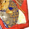 HERMES Japanese pattern fan BRISE DE CHARME Enchanting breeze Carre 90 Scarf