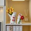 Verlobtes Paar Kaninchenvase Blumengesteck Hochzeitszimmerdekoration Schlafzimmer Heimdekoration Hochzeitsgeschenk
