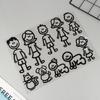 10/20/30Pcs Reflective Car Stickers Interesting Cartoon Family Members Stickers Automobiles Exterior Decals Accessories