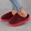 Plush Winter Slippers Soft & Cozy Women's Slippers Indoor/Outdoor House Shoes with Non-Slip EVA Sole, Warm Slip-On Design for Home & Casual Wear