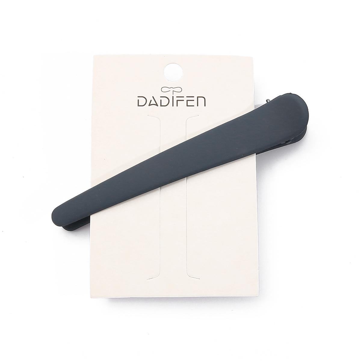 

Модная женская темпераментная заколка для волос, матовая заколка в виде утконоса, заколки ярких цветов, заколка, аксессуары для волос темно-синий