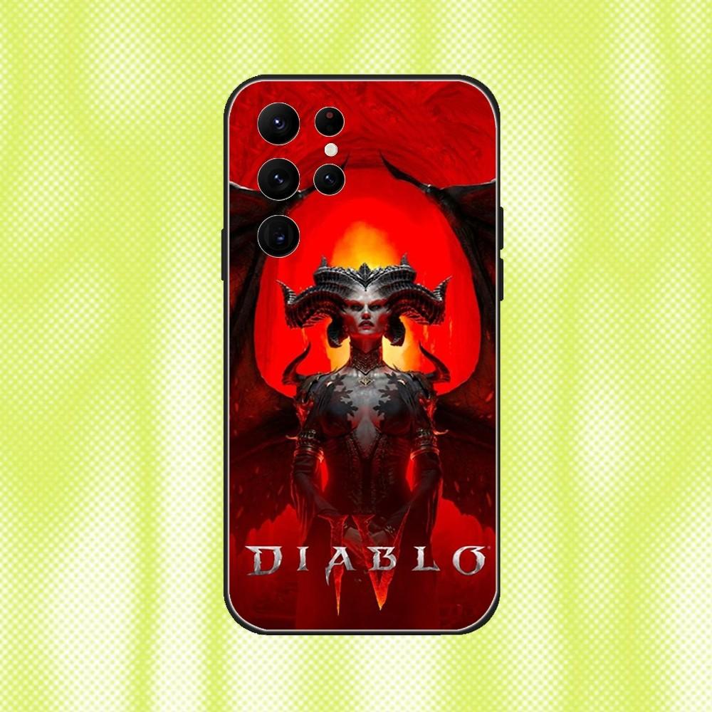 Diablo VI Game Lilith Phone Case For Samsung S 25,24,23,22,30,21,10,9,Ultra,Plus,Lite,FE,4,5G Black Soft Case Samsung S25Plus