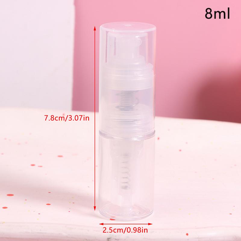 Dry Powder Spray Bottle Refillable Atomizer Baby Powder Dispenser Detachable Traveling Use Plastic Makeup Cosmetics Sprayer
